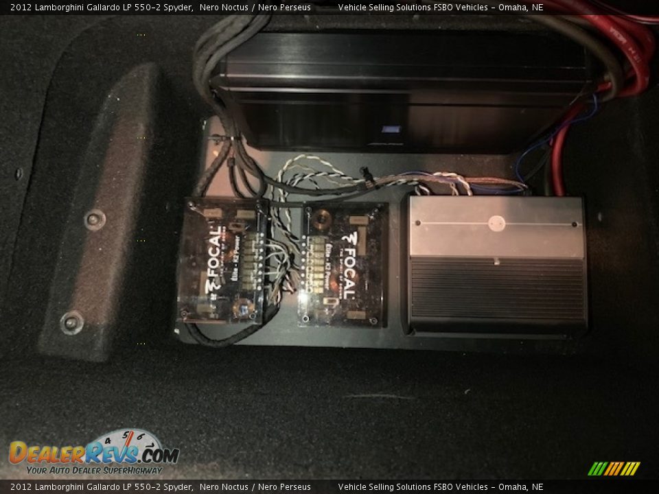 2012 Lamborghini Gallardo LP 550-2 Spyder Nero Noctus / Nero Perseus Photo #23