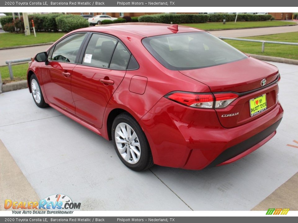 2020 Toyota Corolla LE Barcelona Red Metallic / Black Photo #5