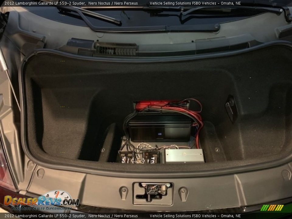 2012 Lamborghini Gallardo LP 550-2 Spyder Nero Noctus / Nero Perseus Photo #24