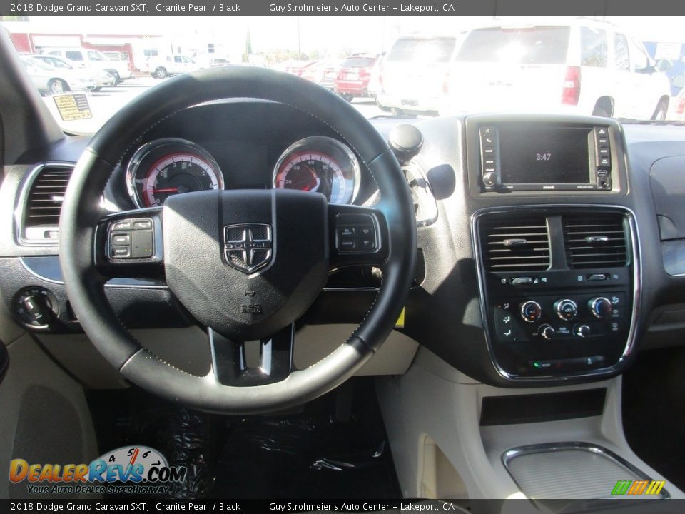 2018 Dodge Grand Caravan SXT Granite Pearl / Black Photo #12