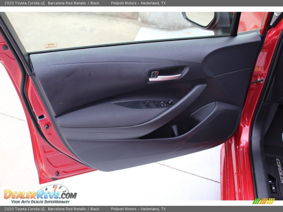 2020 Toyota Corolla LE Barcelona Red Metallic / Black Photo #8