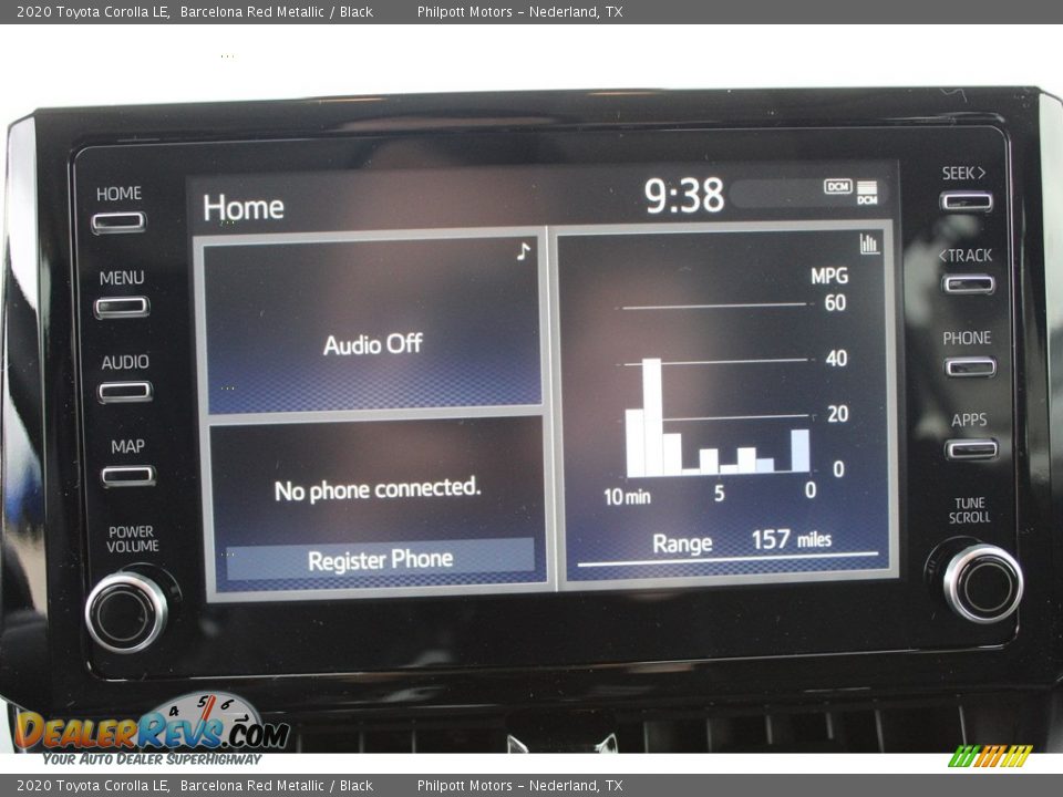 2020 Toyota Corolla LE Barcelona Red Metallic / Black Photo #10