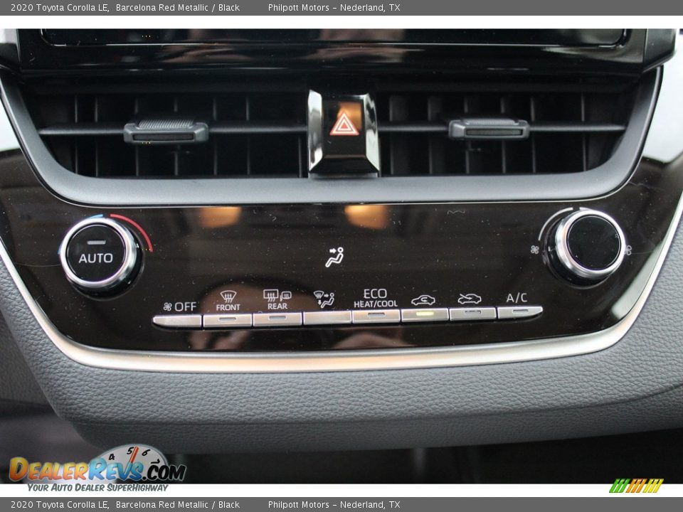 2020 Toyota Corolla LE Barcelona Red Metallic / Black Photo #11