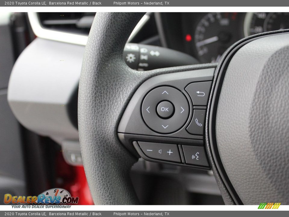 2020 Toyota Corolla LE Barcelona Red Metallic / Black Photo #13
