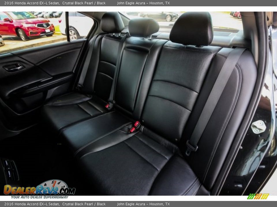 2016 Honda Accord EX-L Sedan Crystal Black Pearl / Black Photo #21