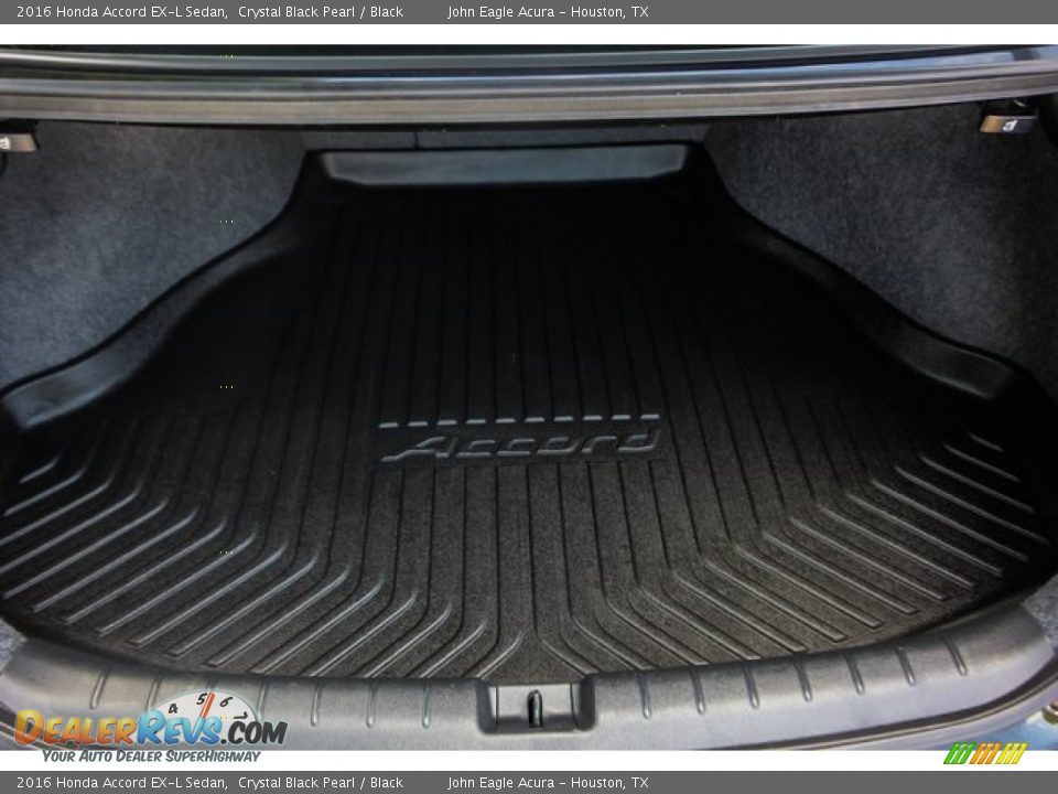 2016 Honda Accord EX-L Sedan Crystal Black Pearl / Black Photo #22