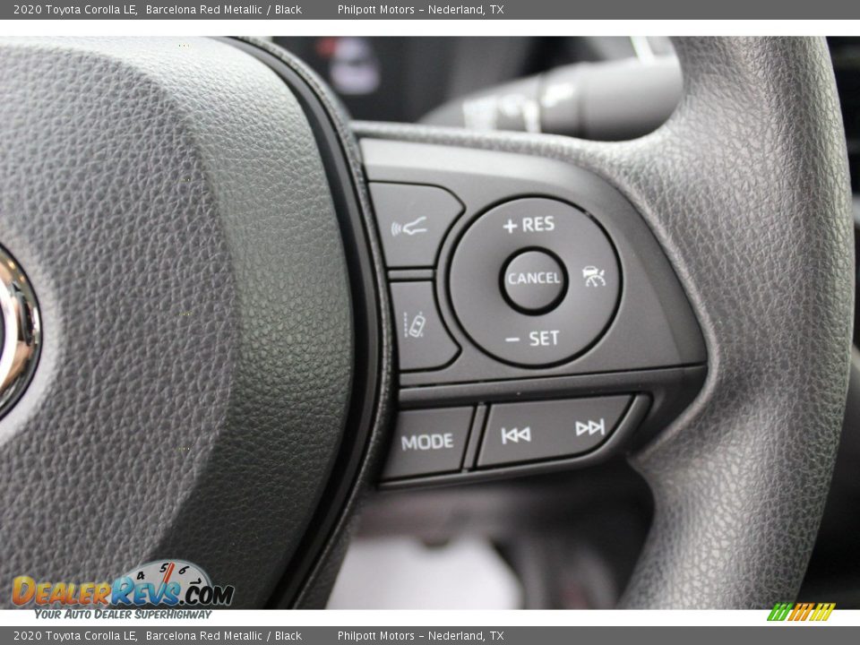 2020 Toyota Corolla LE Barcelona Red Metallic / Black Photo #14