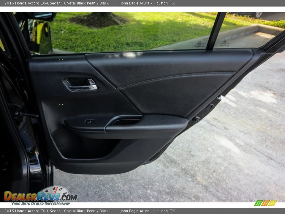 2016 Honda Accord EX-L Sedan Crystal Black Pearl / Black Photo #23