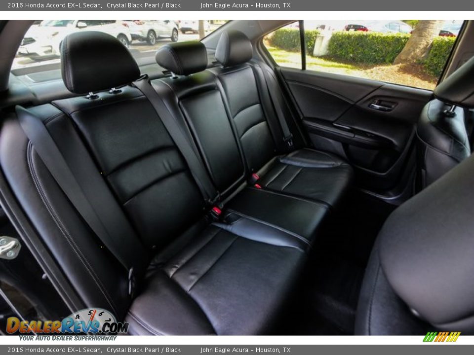 2016 Honda Accord EX-L Sedan Crystal Black Pearl / Black Photo #24