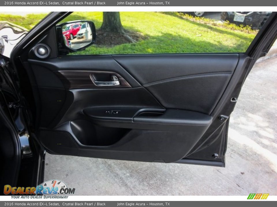 2016 Honda Accord EX-L Sedan Crystal Black Pearl / Black Photo #25