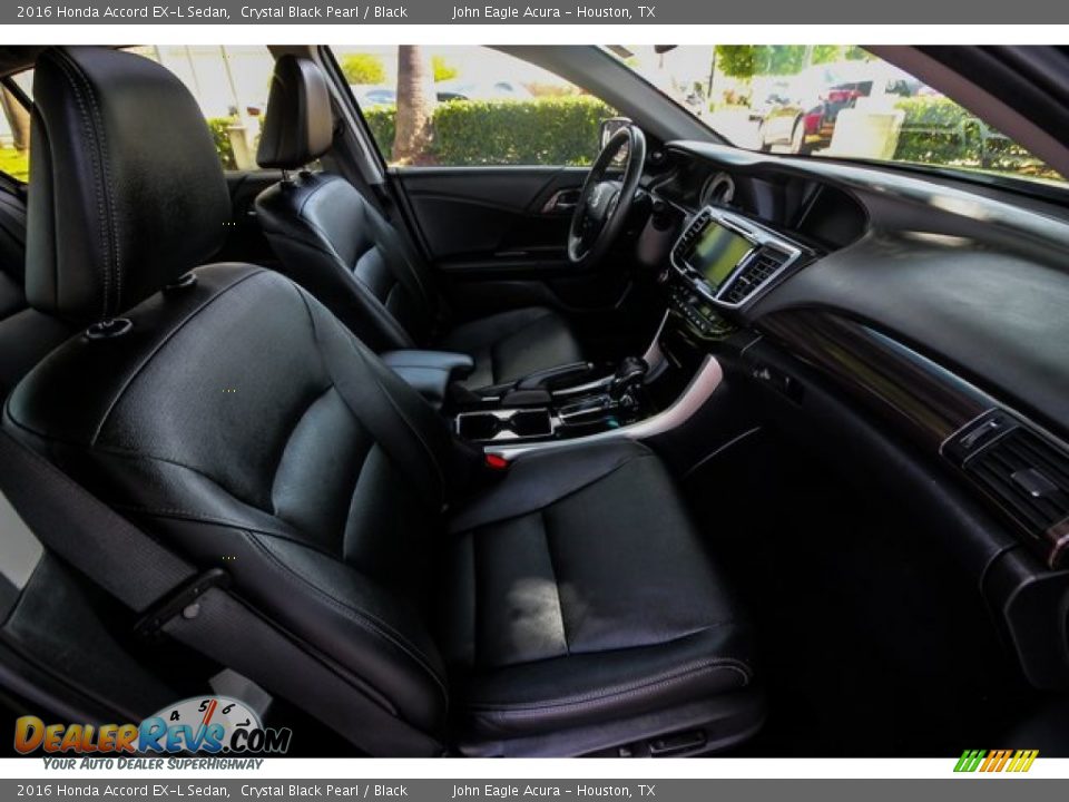 2016 Honda Accord EX-L Sedan Crystal Black Pearl / Black Photo #26