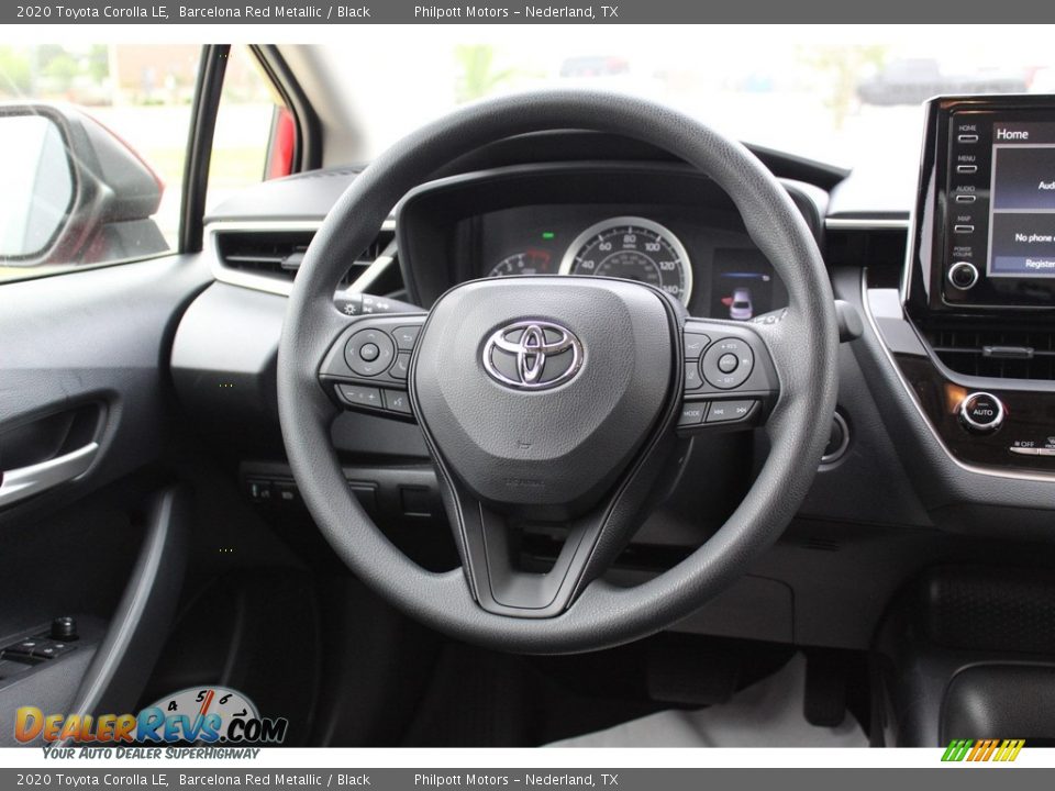 2020 Toyota Corolla LE Barcelona Red Metallic / Black Photo #17