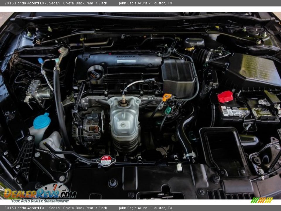 2016 Honda Accord EX-L Sedan Crystal Black Pearl / Black Photo #27