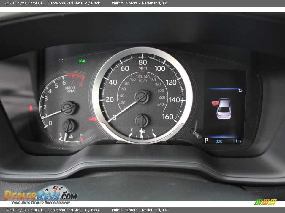 2020 Toyota Corolla LE Barcelona Red Metallic / Black Photo #20