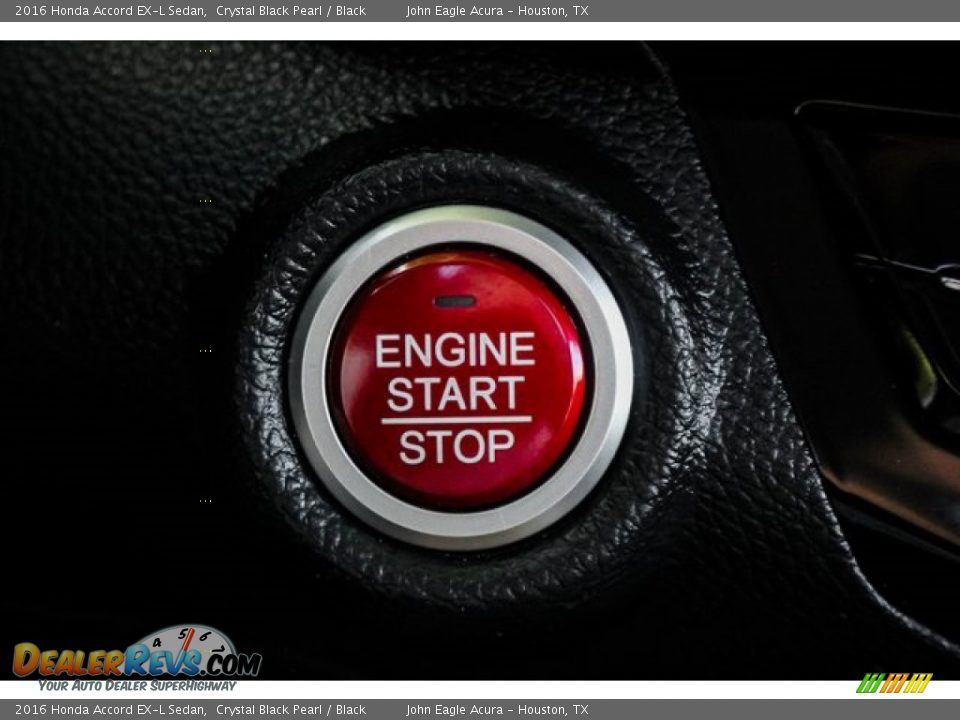 2016 Honda Accord EX-L Sedan Crystal Black Pearl / Black Photo #33