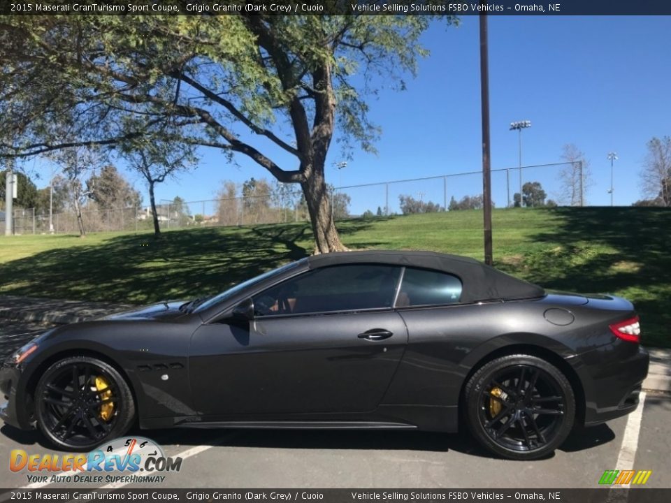 2015 Maserati GranTurismo Sport Coupe Grigio Granito (Dark Grey) / Cuoio Photo #7