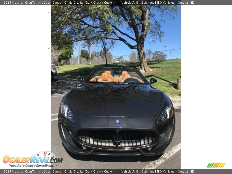 2015 Maserati GranTurismo Sport Coupe Grigio Granito (Dark Grey) / Cuoio Photo #10
