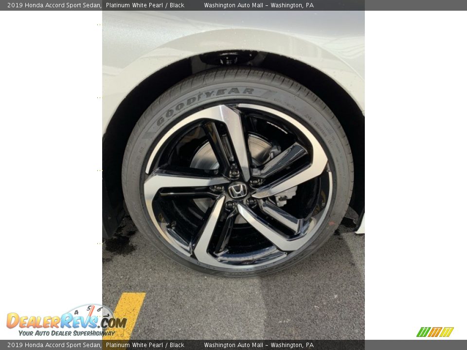 2019 Honda Accord Sport Sedan Platinum White Pearl / Black Photo #29