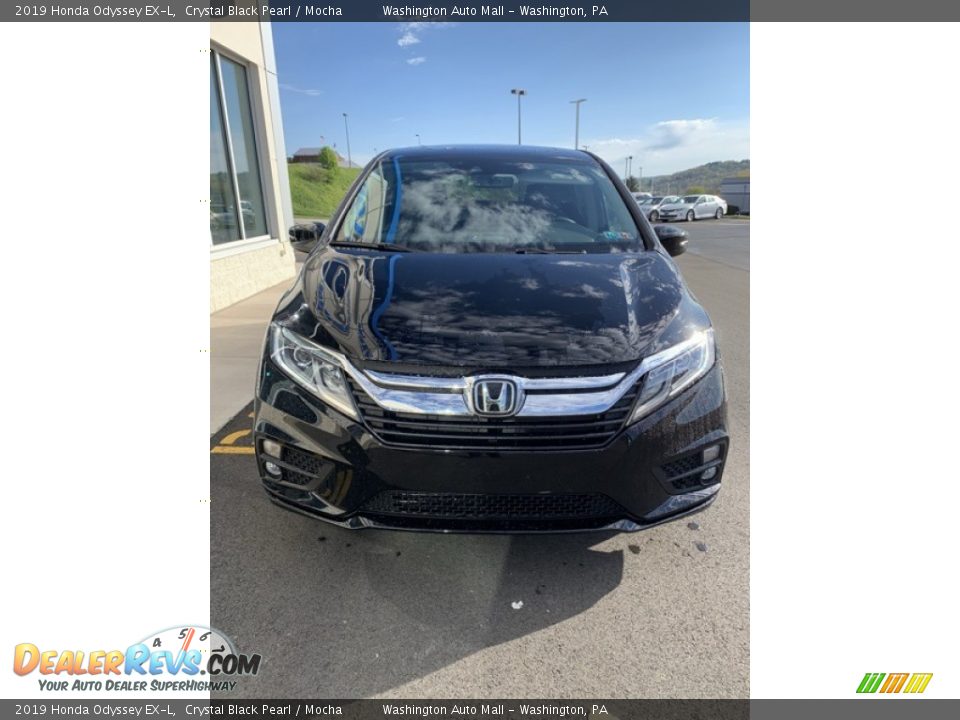 2019 Honda Odyssey EX-L Crystal Black Pearl / Mocha Photo #3