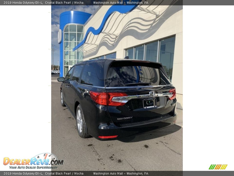 2019 Honda Odyssey EX-L Crystal Black Pearl / Mocha Photo #7