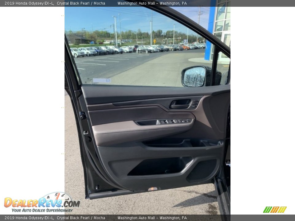 2019 Honda Odyssey EX-L Crystal Black Pearl / Mocha Photo #8