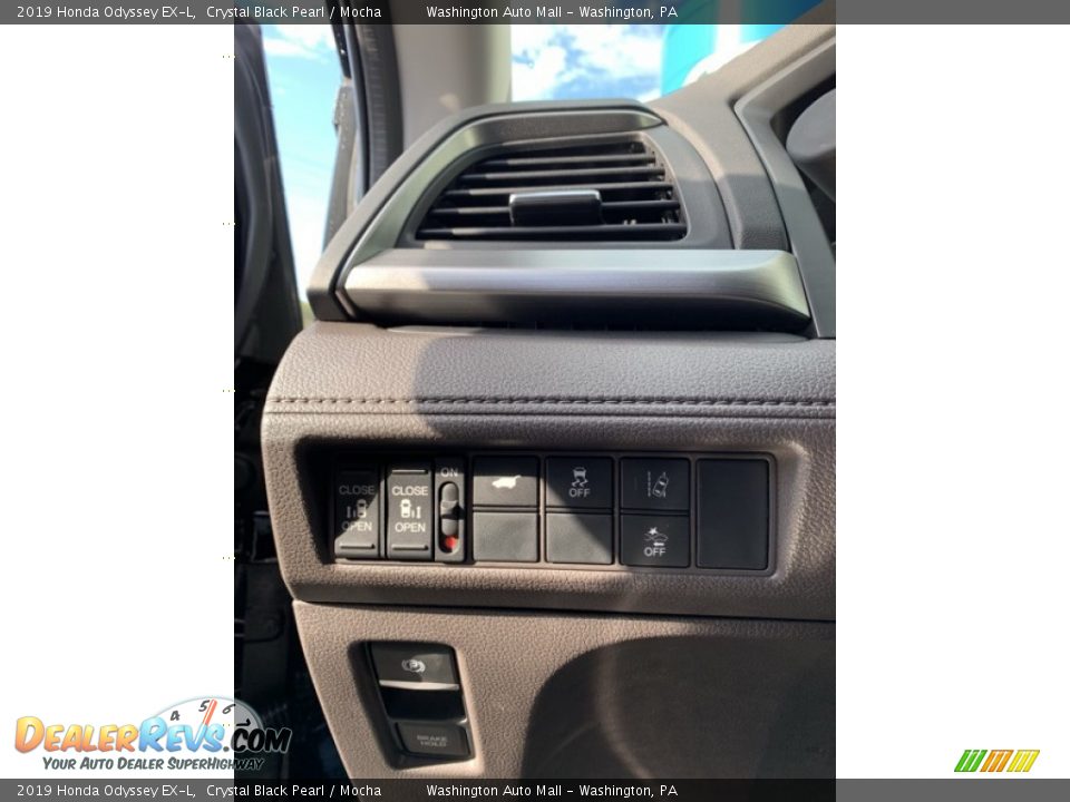 2019 Honda Odyssey EX-L Crystal Black Pearl / Mocha Photo #10