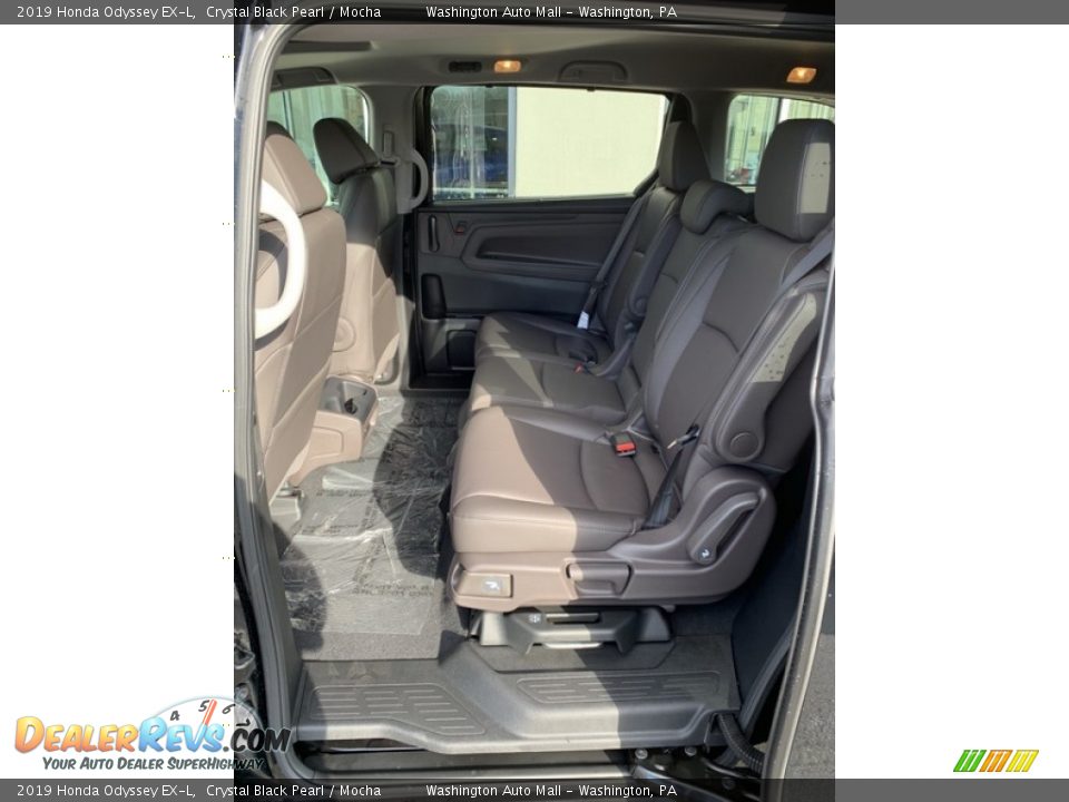 2019 Honda Odyssey EX-L Crystal Black Pearl / Mocha Photo #17