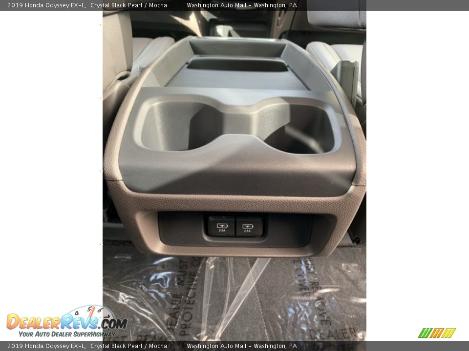2019 Honda Odyssey EX-L Crystal Black Pearl / Mocha Photo #27