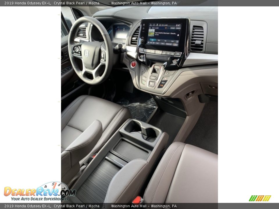 2019 Honda Odyssey EX-L Crystal Black Pearl / Mocha Photo #31