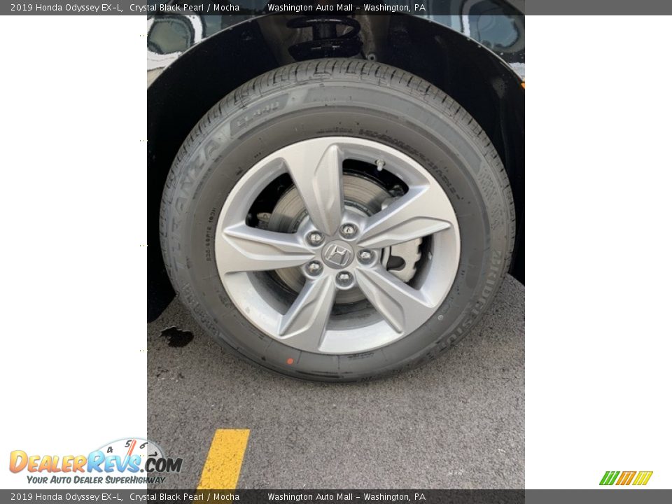 2019 Honda Odyssey EX-L Crystal Black Pearl / Mocha Photo #33