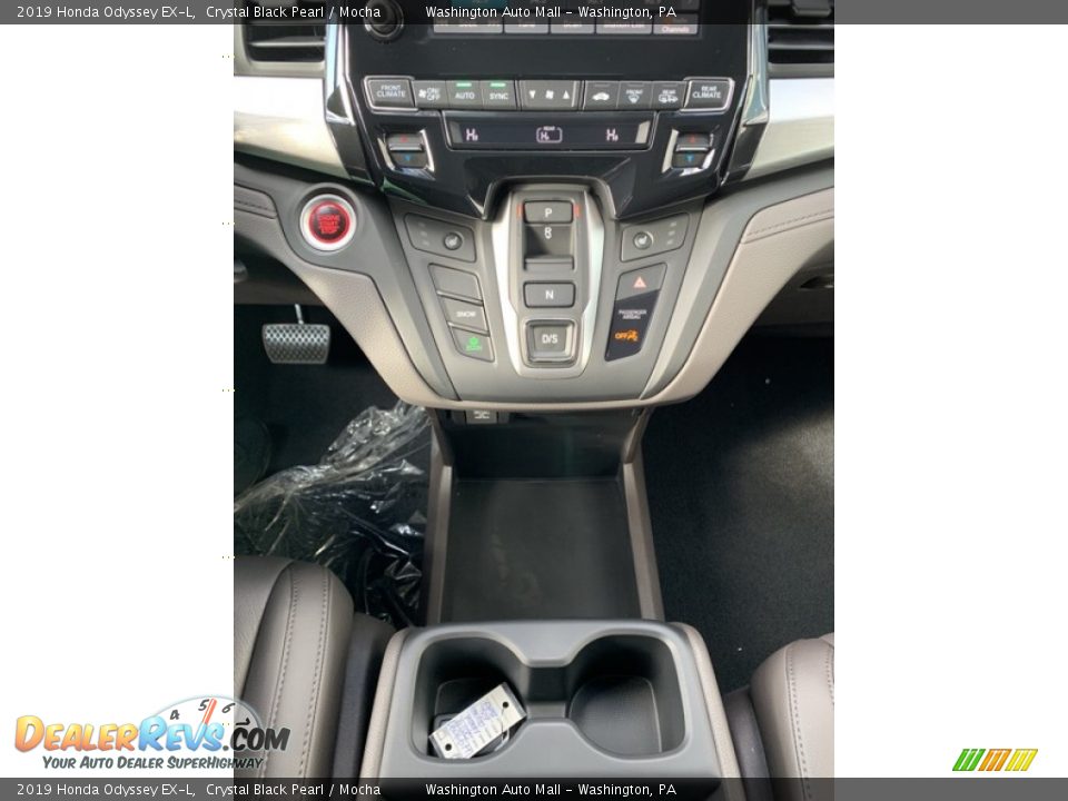 2019 Honda Odyssey EX-L Crystal Black Pearl / Mocha Photo #36