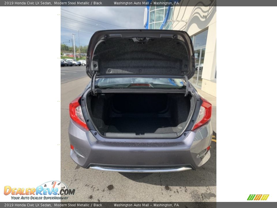 2019 Honda Civic LX Sedan Modern Steel Metallic / Black Photo #20