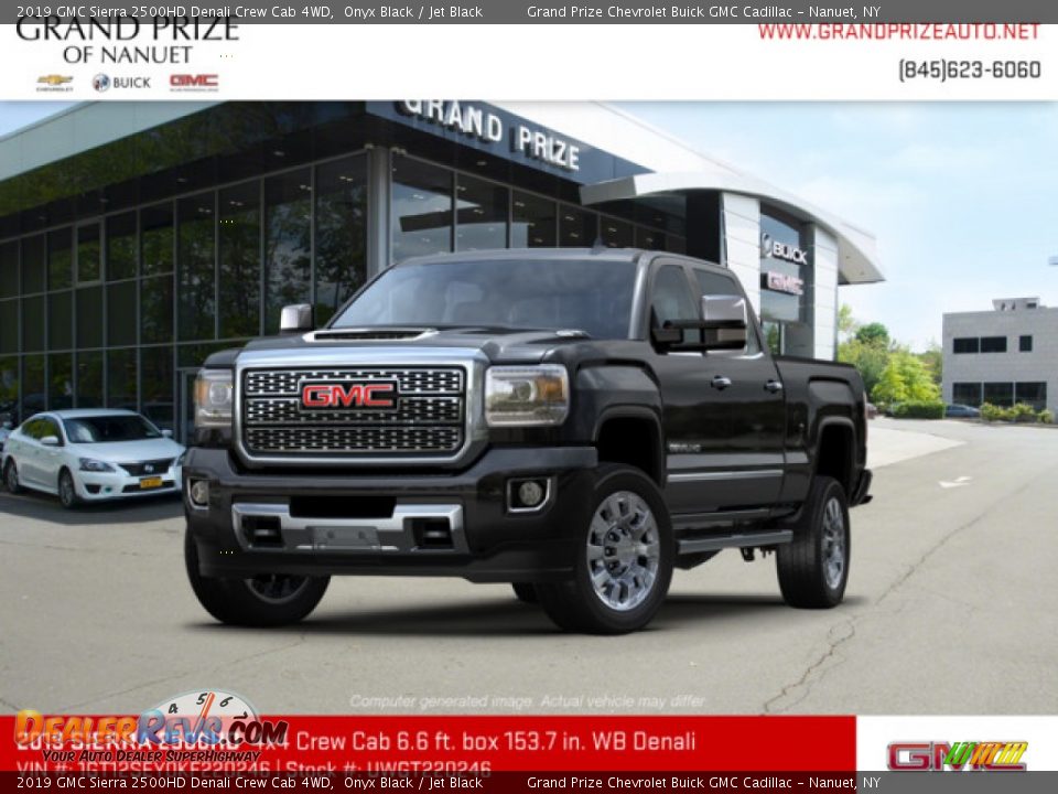 2019 GMC Sierra 2500HD Denali Crew Cab 4WD Onyx Black / Jet Black Photo #1