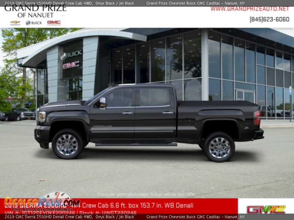 2019 GMC Sierra 2500HD Denali Crew Cab 4WD Onyx Black / Jet Black Photo #2