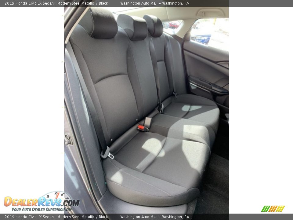 2019 Honda Civic LX Sedan Modern Steel Metallic / Black Photo #23