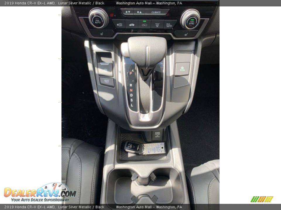 2019 Honda CR-V EX-L AWD Lunar Silver Metallic / Black Photo #35