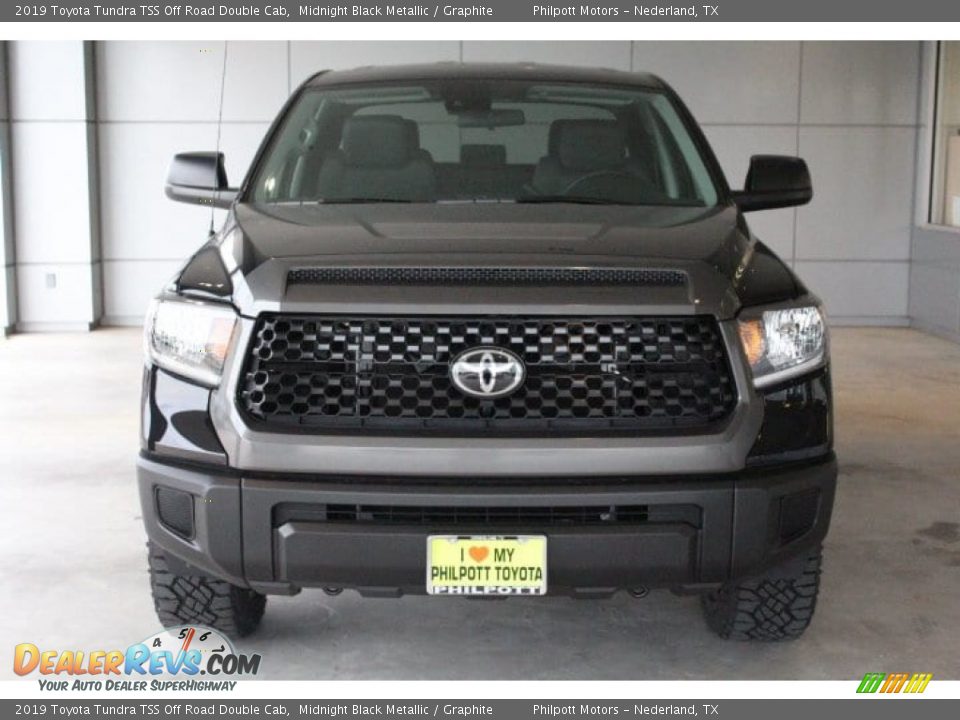 2019 Toyota Tundra TSS Off Road Double Cab Midnight Black Metallic / Graphite Photo #2