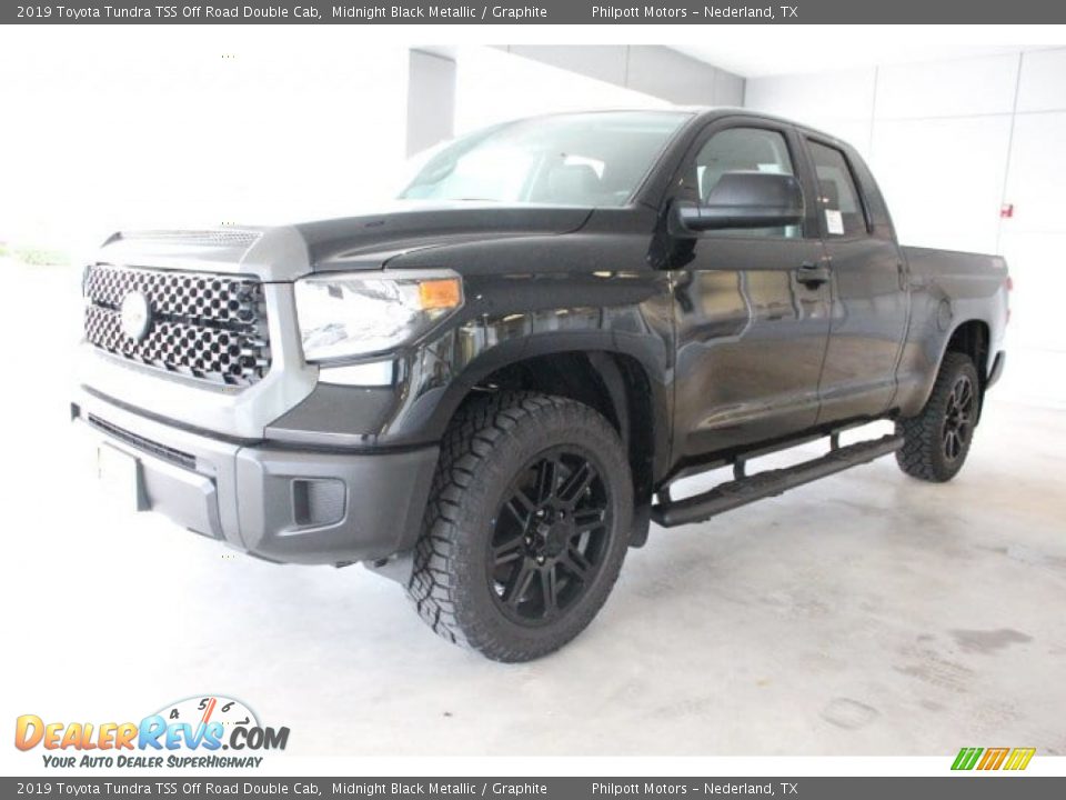 2019 Toyota Tundra TSS Off Road Double Cab Midnight Black Metallic / Graphite Photo #3