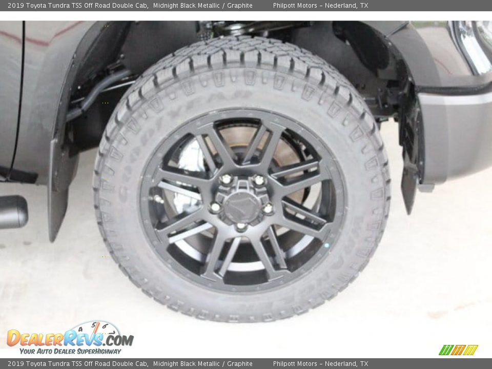 2019 Toyota Tundra TSS Off Road Double Cab Midnight Black Metallic / Graphite Photo #4