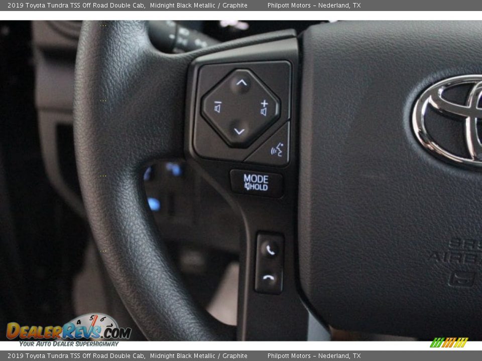 2019 Toyota Tundra TSS Off Road Double Cab Midnight Black Metallic / Graphite Photo #13