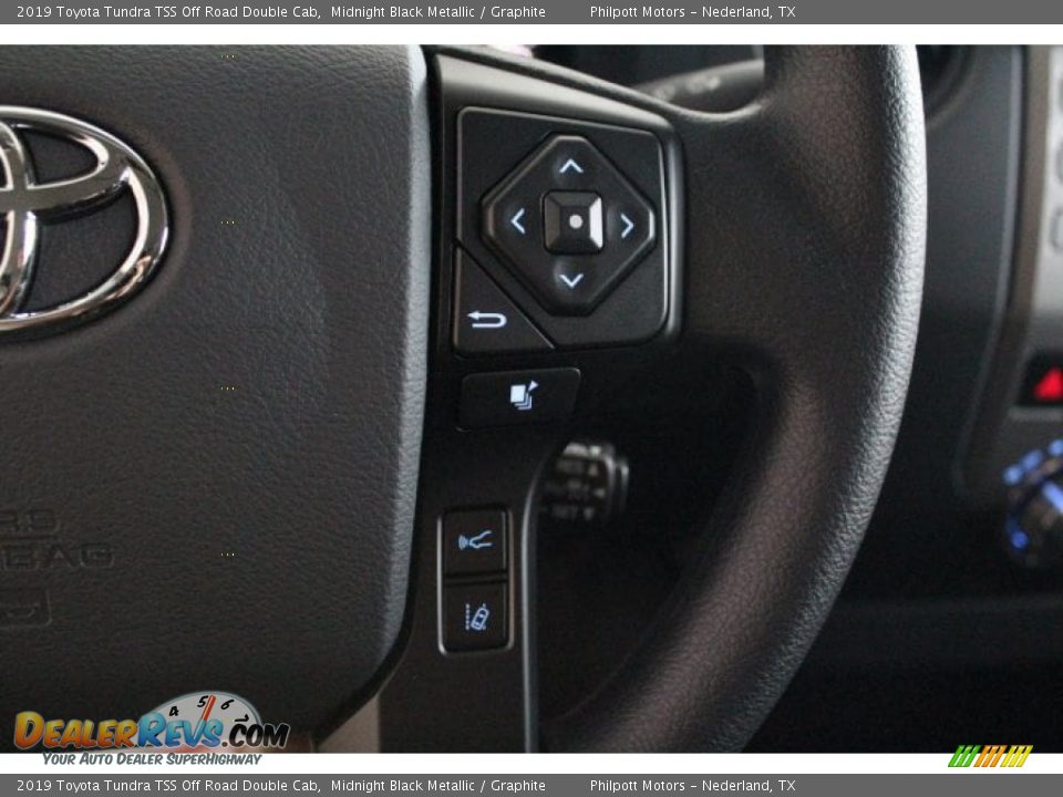 2019 Toyota Tundra TSS Off Road Double Cab Midnight Black Metallic / Graphite Photo #14