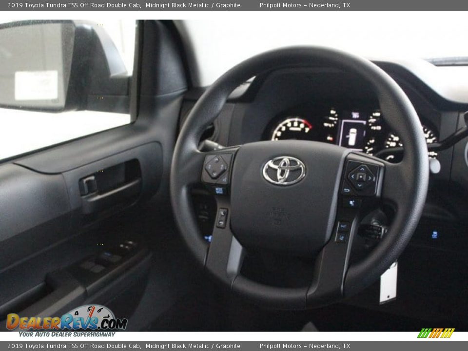 2019 Toyota Tundra TSS Off Road Double Cab Midnight Black Metallic / Graphite Photo #18