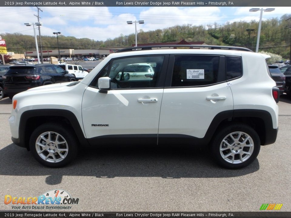 Alpine White 2019 Jeep Renegade Latitude 4x4 Photo #2