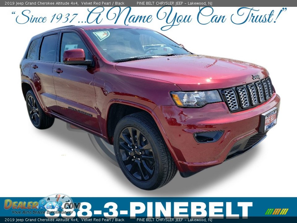 2019 Jeep Grand Cherokee Altitude 4x4 Velvet Red Pearl / Black Photo #1
