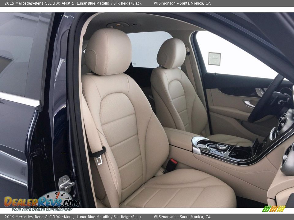 2019 Mercedes-Benz GLC 300 4Matic Lunar Blue Metallic / Silk Beige/Black Photo #5