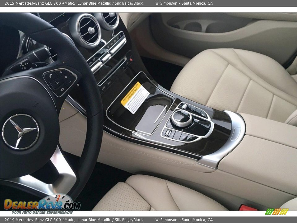 2019 Mercedes-Benz GLC 300 4Matic Lunar Blue Metallic / Silk Beige/Black Photo #7