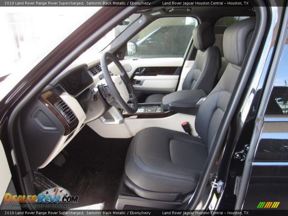 2019 Land Rover Range Rover Supercharged Santorini Black Metallic / Ebony/Ivory Photo #3