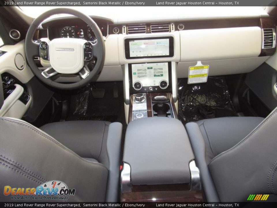 2019 Land Rover Range Rover Supercharged Santorini Black Metallic / Ebony/Ivory Photo #4