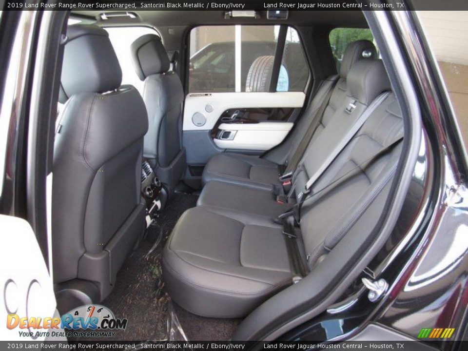 2019 Land Rover Range Rover Supercharged Santorini Black Metallic / Ebony/Ivory Photo #5