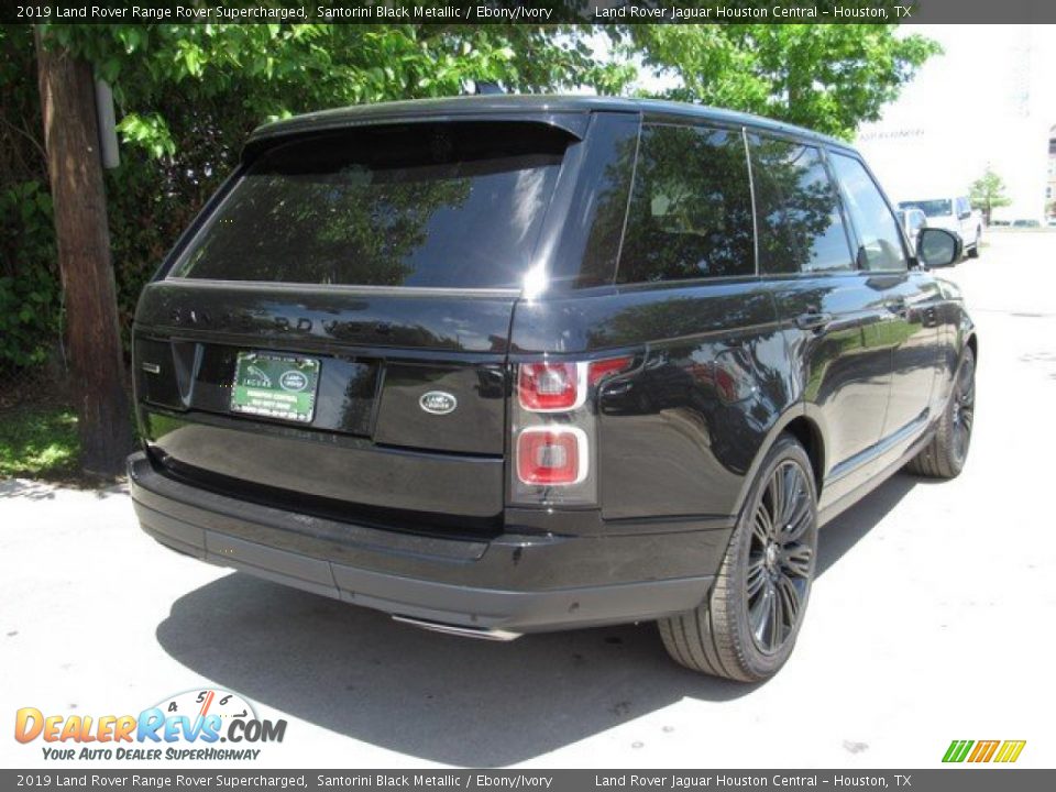 2019 Land Rover Range Rover Supercharged Santorini Black Metallic / Ebony/Ivory Photo #7